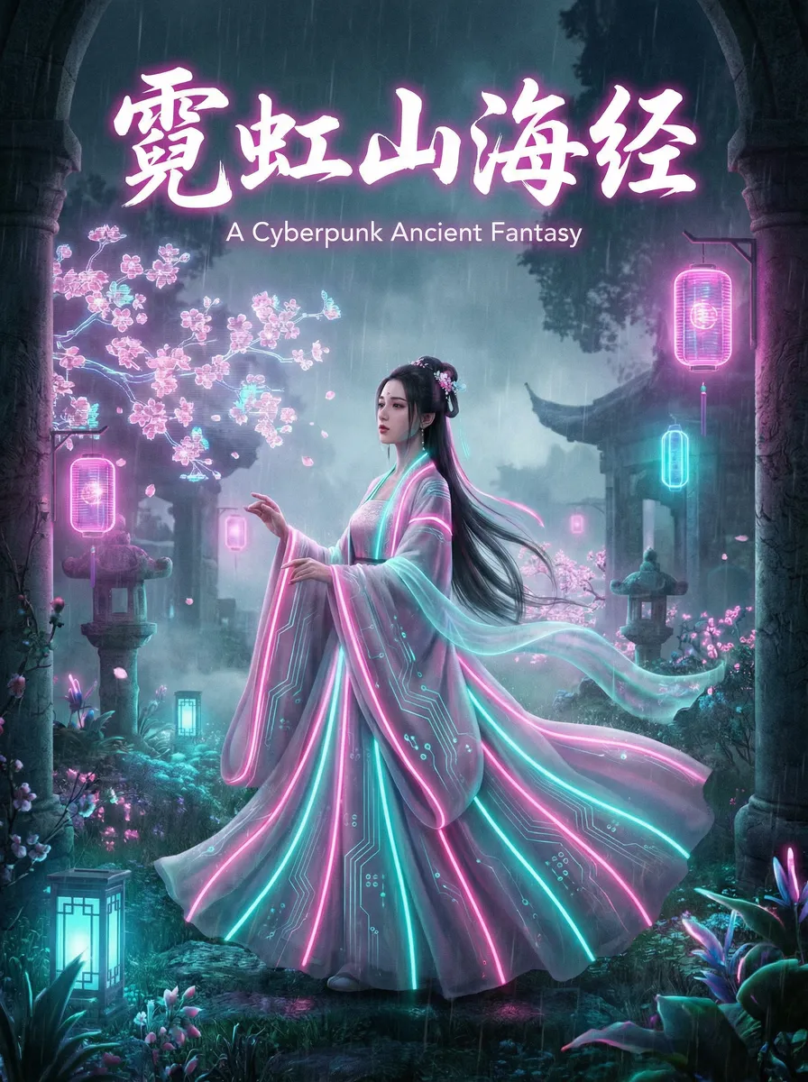 美国式禁忌矿桥矿影视 古风奇缘短剧 - 霓虹山海经海报